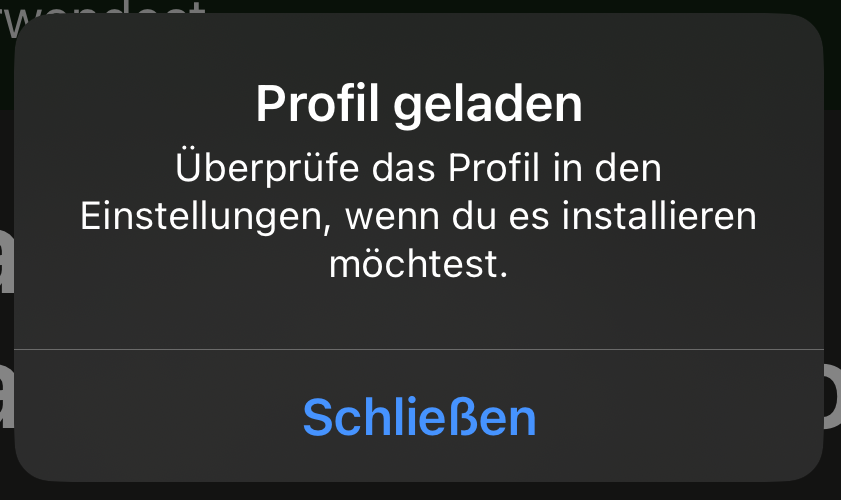 Bestätigungmitteilung